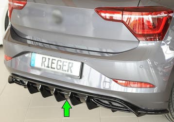 Aggressive Diffuser voor Volkswagen Polo R-Line, Ophalen of Verzenden