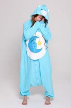 Onesie Troetelbeer Blauw L-XL Troetelbeertjes Pak Kostuum Be, Maat 52/54 (L), Carnaval, Nieuw, Ophalen of Verzenden