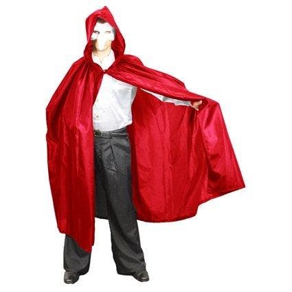 Cape met capuchon rood, Kleding | Dames, Carnavalskleding en Feestkleding, Nieuw, Ophalen of Verzenden