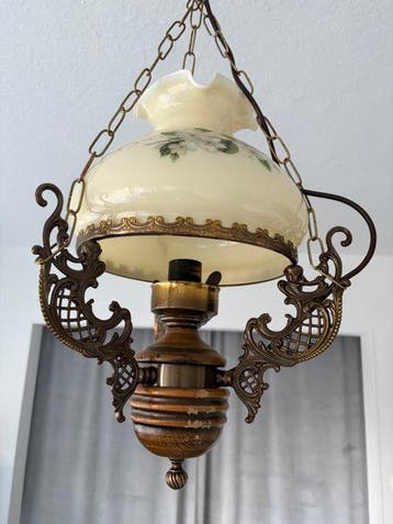 Suspension vintage de style « Lampe Tempête » / Hurricane /
