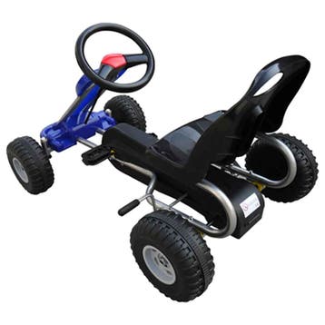 vidaXL Skelter met pedalen blauw, Verzenden, Nieuw