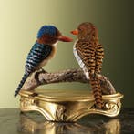 Zebra-IJsvogel Koppel Taxidermie Opgezette Dieren By Max, Ophalen of Verzenden, Nieuw, Vogel, Opgezet dier