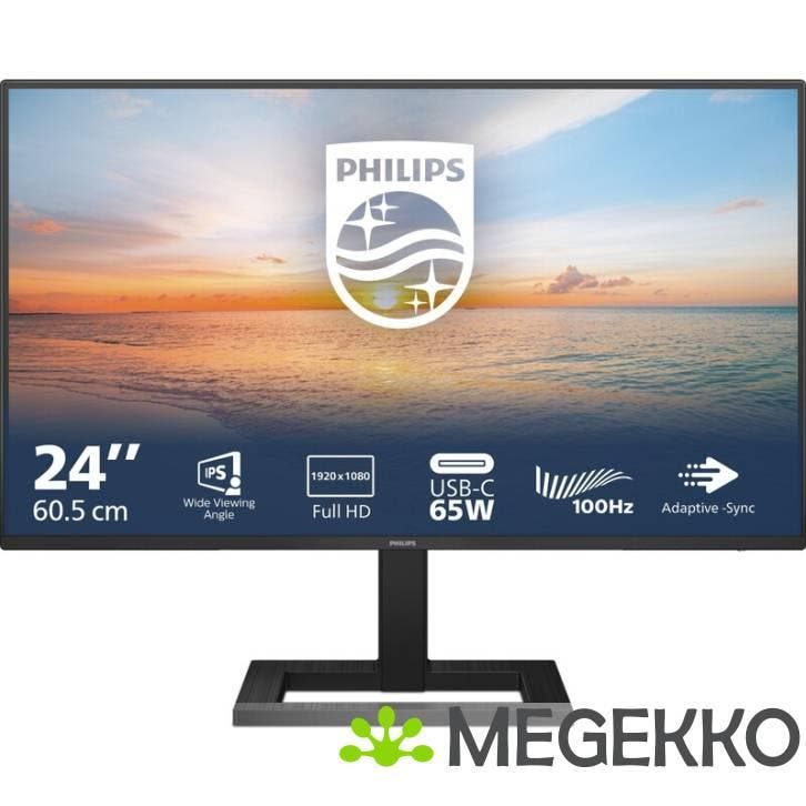 Philips 1000 Series 24E1N1300AE/00 24  Full HD 100Hz USB-C, Computers en Software, Monitoren, Nieuw, Verzenden