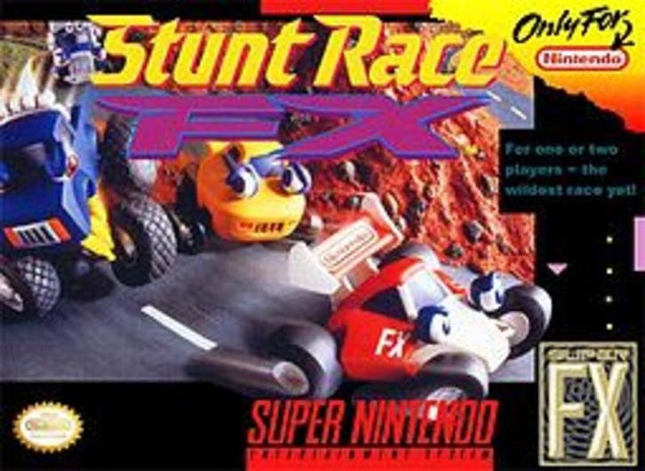 Stunt Race FX + Handleiding (Losse Cassette) (SNES Games), Spelcomputers en Games, Games | Nintendo Super NES, Zo goed als nieuw