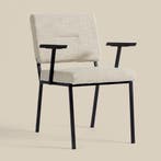 *WOONWINKEL* PEPP Interiors Soho Zand Eetkamerstoel Met Arml, Huis en Inrichting, Stoelen, Verzenden, Nieuw, Stof