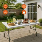 2dekans | Opvouwbare Tafel Inklapbare Tafel 180x70x74 cm -, Ophalen of Verzenden, Zo goed als nieuw