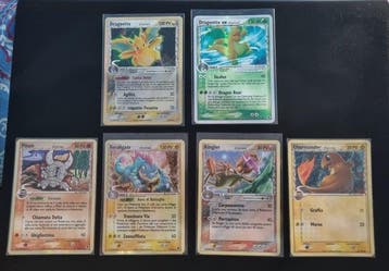 6 Card - Charmander, Dragonite, Nieuw