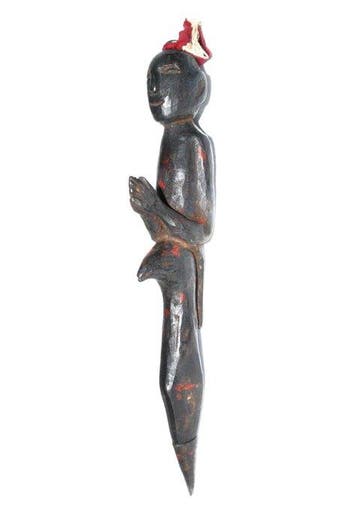 Elegante Phurba Namaste met vogel, sjamaan, 25 cm, ritueel, Antiek en Kunst