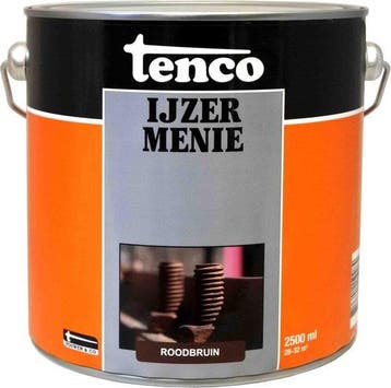 Tenco ijzermenie 2,5 liter, roodbruin, bus, Verzenden, Nieuw
