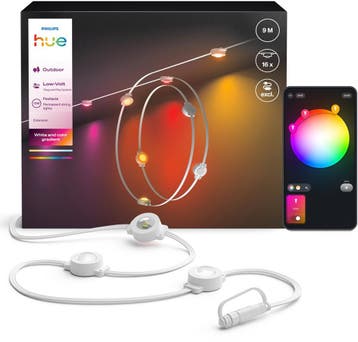 Philips Hue Festavia permanent Uitbreiding - Witte snoer 9m, Ophalen of Verzenden, Zo goed als nieuw