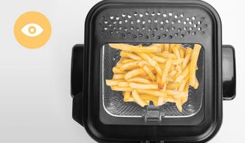 Frituurpan - Friteuse - Geurfilter - 1000W - RVS - 1.5L - Ai, Verzenden, Zo goed als nieuw