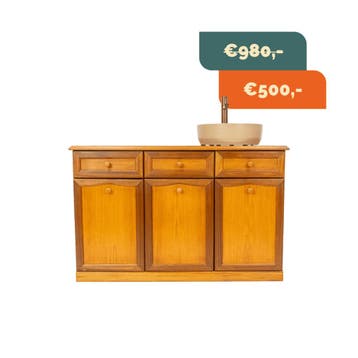 Badkamermeubel | Vintage | Teak |  4272, Minder dan 50 cm, 75 cm of meer, Ophalen of Verzenden, Zo goed als nieuw