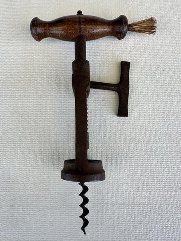 Kurkentrekker - Eik - mechanische kurkentrekker