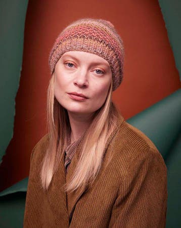 Breipatroon Muts Ophelia met pompon van Lang Yarns Aurora, Ophalen of Verzenden, Nieuw