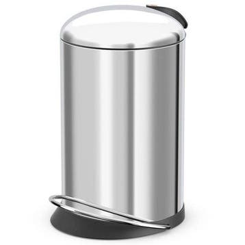 Hailo Trento Topdesign Prullenbak - 16 l - RVS, Ophalen of Verzenden, Nieuw