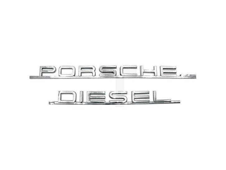 Embleem Porsche Diesel chroom Porsche Diesel Junior, Standar, Zakelijke goederen, Machines en Bouw | Onderdelen, Ophalen of Verzenden