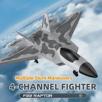 RC Vliegtuig F22 Raptor - Brushless, 4-Kanaals, EPP Schuim,, Verzenden, Nieuw