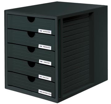 Specipack Han ladenblok - gesloten laden - zwart, Ophalen of Verzenden