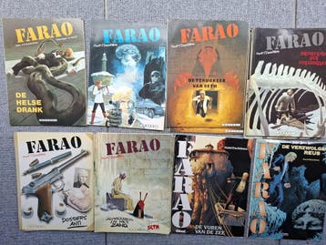 Farao strips door Hulet en Duchateau - Farao stripboeken, Boeken, Complete serie of reeks, Verzenden, Gelezen