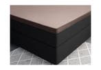 PRIMAVIERA DELUXE Topper Satijn Hoeslaken Taupe - 90 x 200, Nieuw
