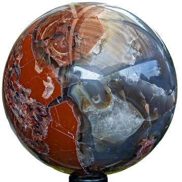 Agaat Large Quality Agate Sphere - Hoogte: 11.9 cm -