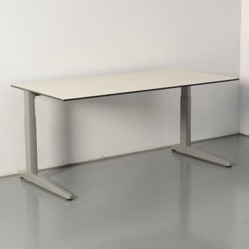 Ahrend Four Two bureau, creme gespikkeld blad, 160x80 cm,, Ophalen of Verzenden, Nieuw