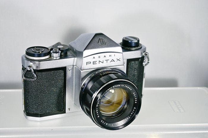 Asahi, Pentax S3 + Auto-Takumar 1,8/55mm | Analoge camera, Audio, Tv en Foto, Fotocamera's Analoog