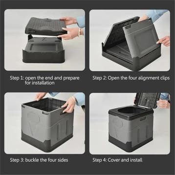 Draagbaar Opvouwbaar Toilet - Compact & Anti-geur voor Auto,, Verzenden, Nieuw
