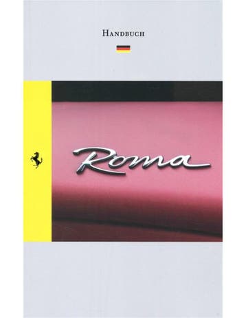 2020 FERRARI ROMA VERKORT INSTRUCTIEBOEKJE DUITS, Auto diversen, Handleidingen en Instructieboekjes