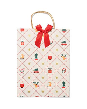 HEMA Cadeautas L 39x24cm kerst, Verzenden, Nieuw