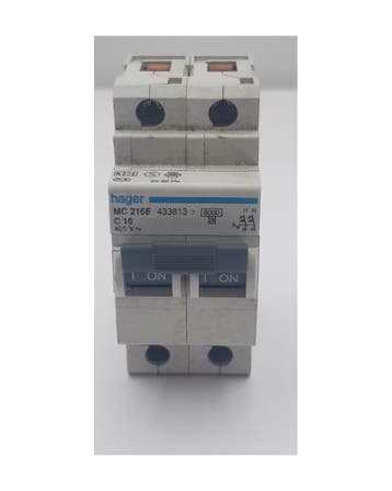 Hager MC 216E C16 2P 400V, Ophalen