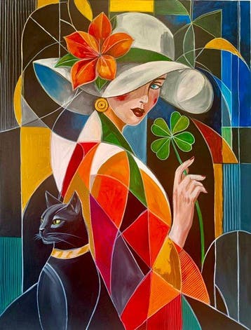 Kiri Aguilera (1982) XL 120 x 90 cm - La Dama de la Fortuna