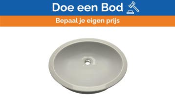 Bieden: Marine Marble Resin Oval Sink - Durable Nautical Ba, Ophalen of Verzenden, Nieuw