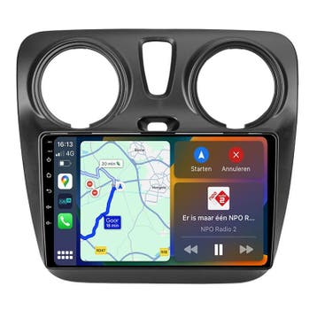 Dacia Dokker Navigatie Radio met Apple Carplay Android Auto, Auto diversen, Autoradio's, Ophalen of Verzenden, Nieuw