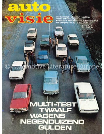 1970 AUTOVISIE MAGAZINE 19 NEDERLANDS, Nieuw, Author
