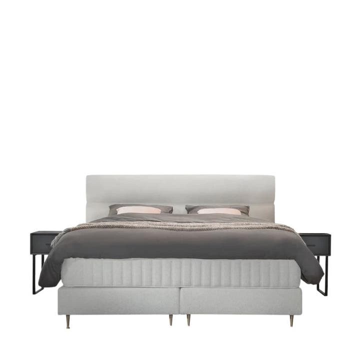 Serta Ligne Storage Boxspring | 180x210 | Tyse Snow |, Huis en Inrichting, Slaapkamer | Boxsprings, Nieuw, Ophalen