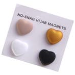 Fako Bijoux - 4x Magnetische Broche Hart - Hoofddoek Magneet, Verzenden, Nieuw