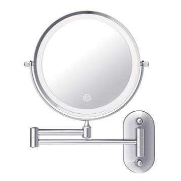 Make-up spiegel wand 5x vergrotend met dimbare LED, Verzenden, Nieuw