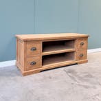 Klassiek Tv-meubel | 120 cm breed | Gratis bezorging |, 100 tot 150 cm, Teakhout, Nieuw, Ophalen of Verzenden