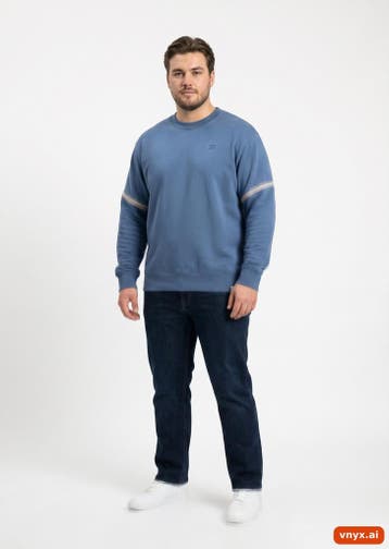 Bever Sweatshirts Heren maat L Blauw Vintage, Ophalen of Verzenden, Nieuw, Buitenmens