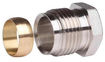 Danfoss knelset RA - 1/2 voor buis 15mm, Verzenden, Nieuw