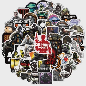 Call of Duty Game Stickers: 10/30/50/100 Stuks Waterdichte G, Spelcomputers en Games, Verzenden, Nieuw