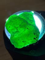 Smaragd Ruw. 15,50 ct. Topgroene, grote smaragdkristal. 100%, Verzamelen, Mineralen en Fossielen