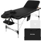 3 zones massagetafel Phuket, draagtas, aluminiumframe - zwar, Verzenden, Nieuw