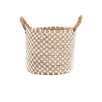 Bazar Bizar Cross Stitched Macrame Mand - M - Nieuw in, Ophalen of Verzenden, Nieuw, Mand