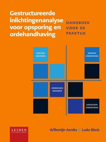 Gestructureerde Inlichtingenanalyse Voor Opsporing En Openba, Ophalen of Verzenden, Nieuw, Willemijn Aerdts; Ludo Block