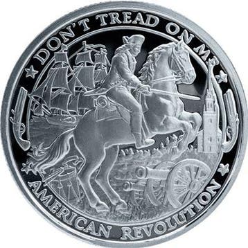 Mason Mint - American Revolution - 1 oz zilver 2019  Round -, Verzenden, Midden-Amerika, Losse munt, Zilver