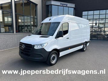 Zakelijke Lease |  Mercedes-Benz Sprinter 315 CDI L2 H2 RWD, Stof, Gebruikt, Wit, Mercedes-Benz