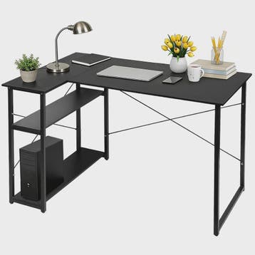 L-vormig Bureau met Opbergrek - Ideaal voor Gaming, PC, Stud, Huis en Inrichting, Verzenden, Nieuw