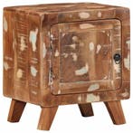 vidaXL Nachtkastje 40x32x46 cm massief gerecycled hout, Verzenden, Nieuw, Hout